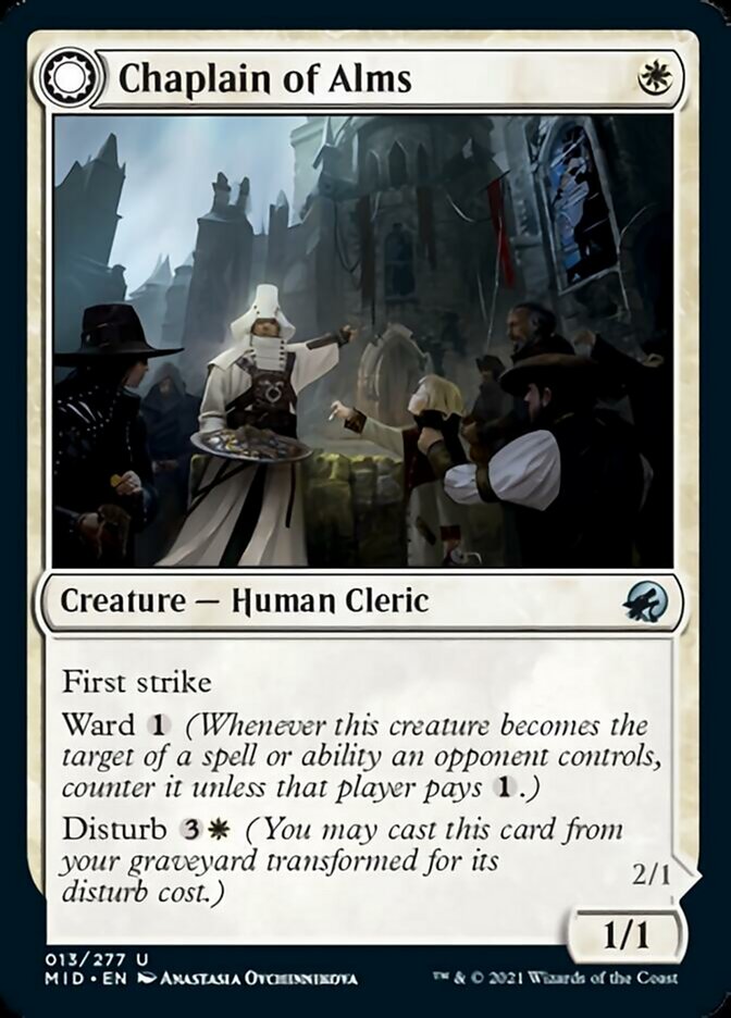 Chaplain of Alms // Chapel Shieldgeist [Innistrad: Midnight Hunt] | The CG Realm