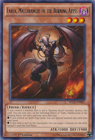 Farfa, Malebranche of the Burning Abyss [SECE-EN082] Rare | The CG Realm