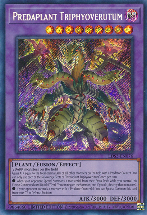 Predaplant Triphyoverutum [LDS3-EN076] Secret Rare | The CG Realm