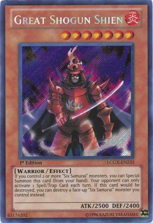 Great Shogun Shien [LCGX-EN233] Secret Rare | The CG Realm