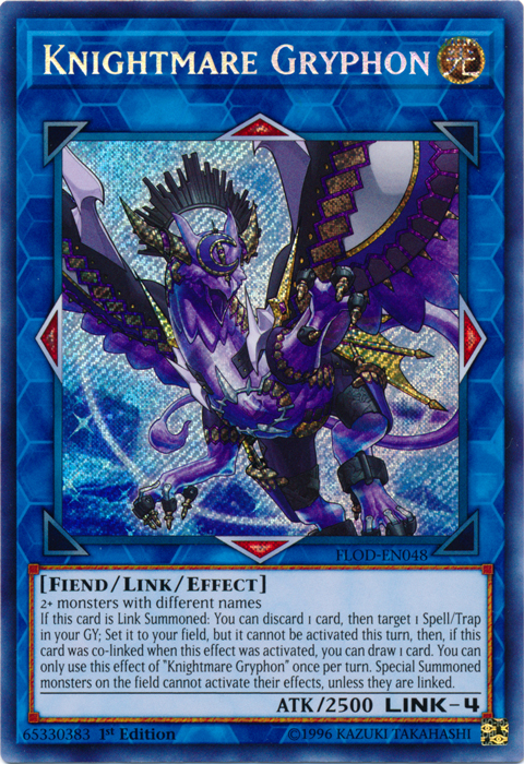 Knightmare Gryphon [FLOD-EN048] Secret Rare | The CG Realm