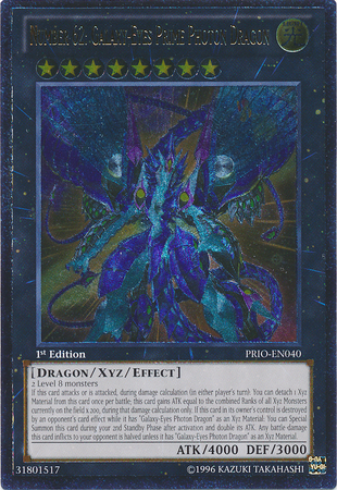 Number 62: Galaxy-Eyes Prime Photon Dragon [PRIO-EN040] Ultimate Rare | The CG Realm