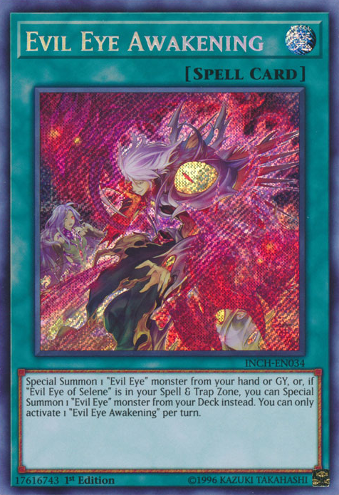 Evil Eye Awakening [INCH-EN034] Secret Rare | The CG Realm