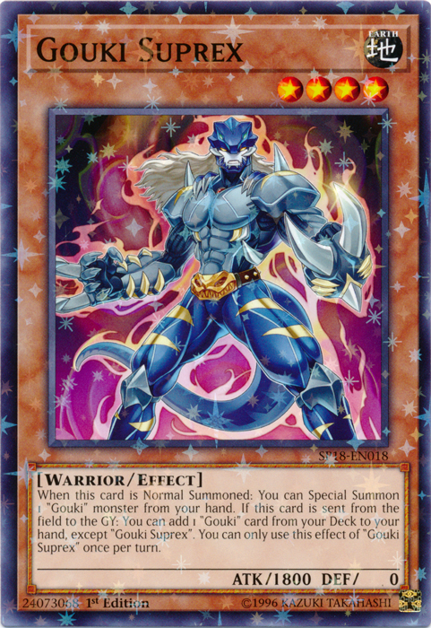 Gouki Suprex [SP18-EN018] Starfoil Rare | The CG Realm