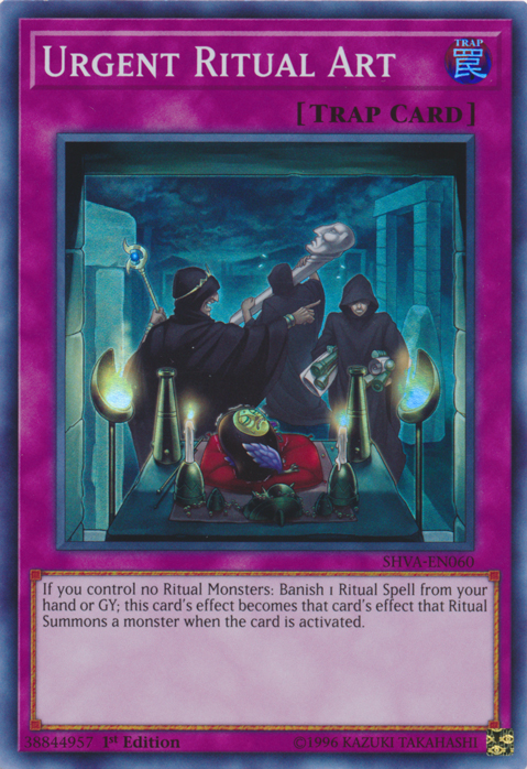 Urgent Ritual Art [SHVA-EN060] Super Rare | The CG Realm