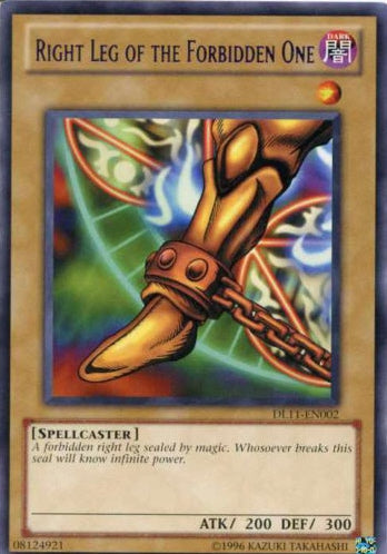 Right Leg of the Forbidden One (Red) [DL11-EN002] Rare | The CG Realm