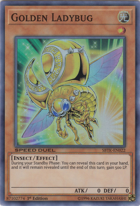 Golden Ladybug [SBTK-EN022] Super Rare | The CG Realm