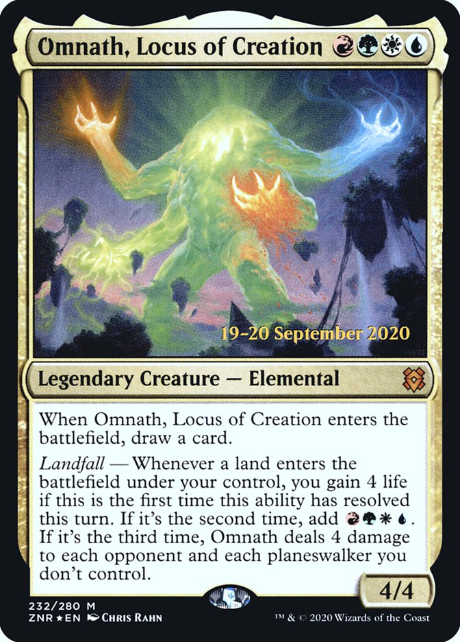 Omnath, Locus of Creation [Zendikar Rising Prerelease Promos] | The CG Realm