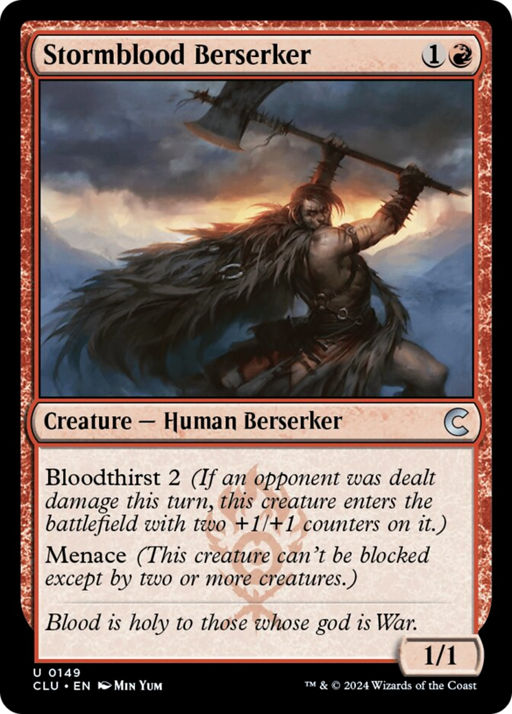 Stormblood Berserker [Ravnica: Clue Edition] | The CG Realm