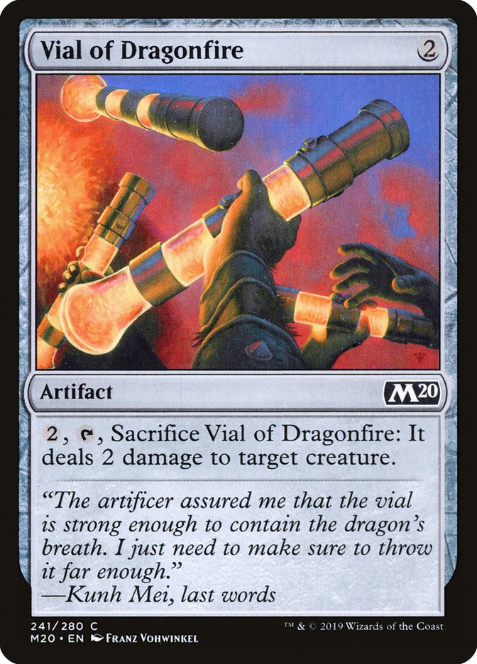 Vial of Dragonfire [Core Set 2020] | The CG Realm