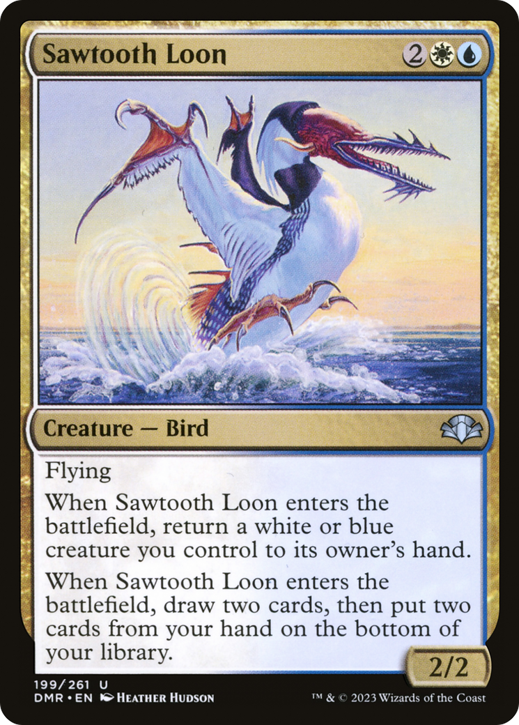 Sawtooth Loon [Dominaria Remastered] | The CG Realm