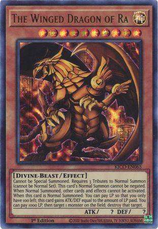 The Winged Dragon of Ra (Ultra Pharaoh's Rare) [KICO-EN065] Ultra Pharaoh's Rare | The CG Realm