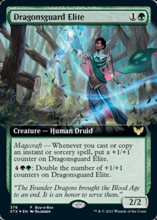 Dragonsguard Elite (Buy-A-Box) [Strixhaven: School of Mages Promos] | The CG Realm