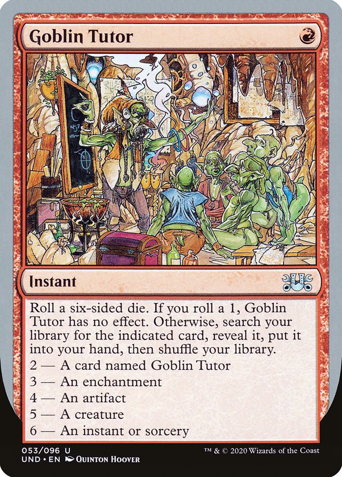 Goblin Tutor [Unsanctioned] | The CG Realm