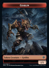 Saproling // Goblin Double-Sided Token [Dominaria United Tokens] | The CG Realm