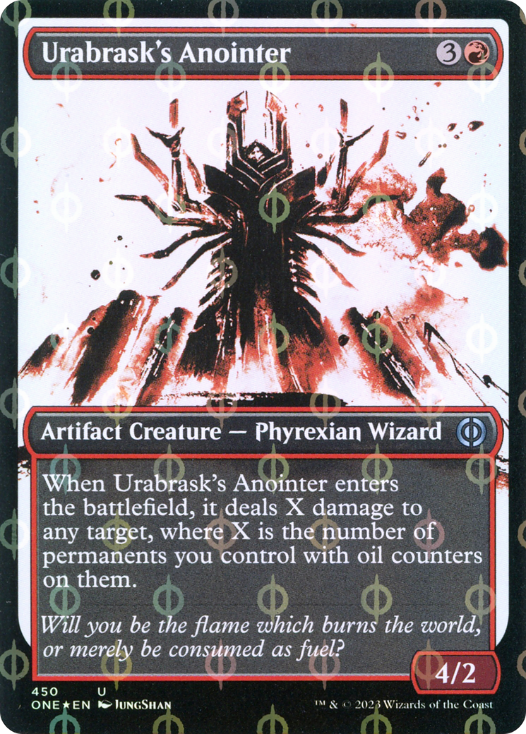 Urabrask's Anointer (Showcase Ichor Step-and-Compleat Foil) [Phyrexia: All Will Be One] | The CG Realm