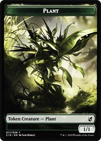 Plant // Morph Double-Sided Token [Commander 2019 Tokens] | The CG Realm