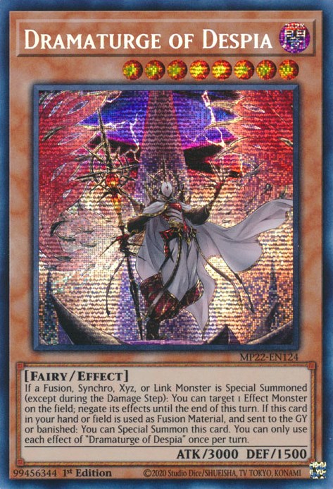 Dramaturge of Despia [MP22-EN124] Prismatic Secret Rare | The CG Realm