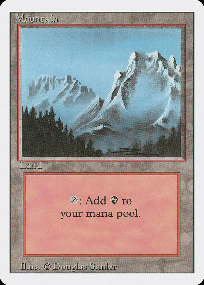 Mountain (Snow Top / Highest Point on Right) [Revised Edition] | The CG Realm