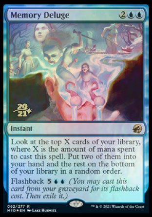 Memory Deluge [Innistrad: Midnight Hunt Prerelease Promos] | The CG Realm