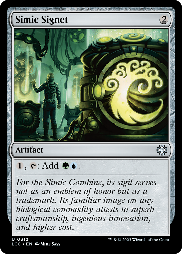 Simic Signet [The Lost Caverns of Ixalan Commander] | The CG Realm