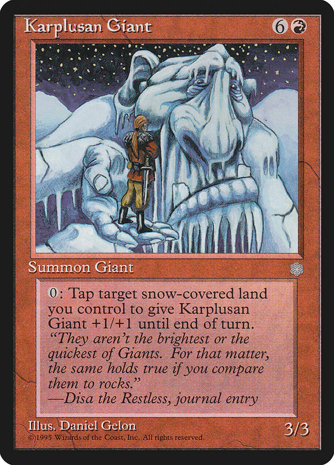 Karplusan Giant [Ice Age] | The CG Realm