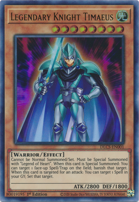 Legendary Knight Timaeus [DLCS-EN001] Ultra Rare | The CG Realm