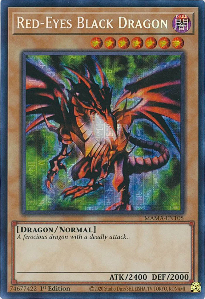 Red-Eyes Black Dragon [MAMA-EN105] Secret Pharaoh's Rare | The CG Realm