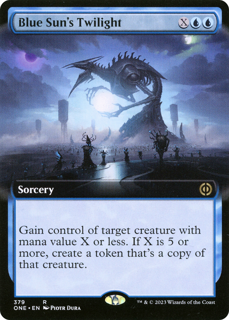 Blue Sun's Twilight (Extended Art) [Phyrexia: All Will Be One] | The CG Realm