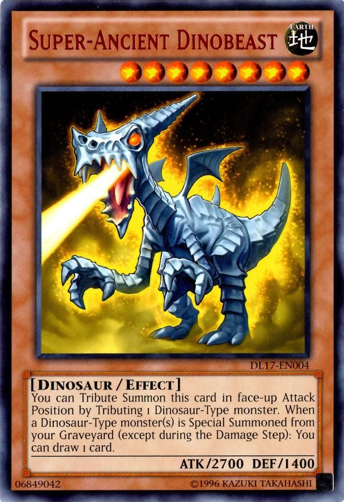 Super-Ancient Dinobeast (Red) [DL17-EN004] Rare | The CG Realm