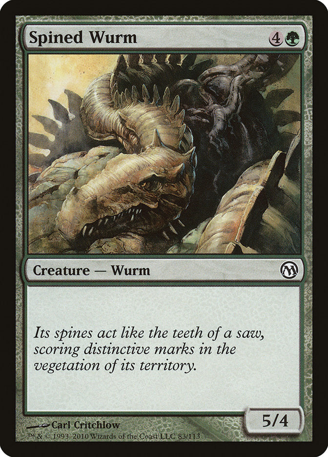 Spined Wurm [Duels of the Planeswalkers] | The CG Realm