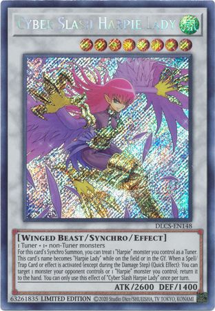 Cyber Slash Harpie Lady [DLCS-EN148] Secret Rare | The CG Realm