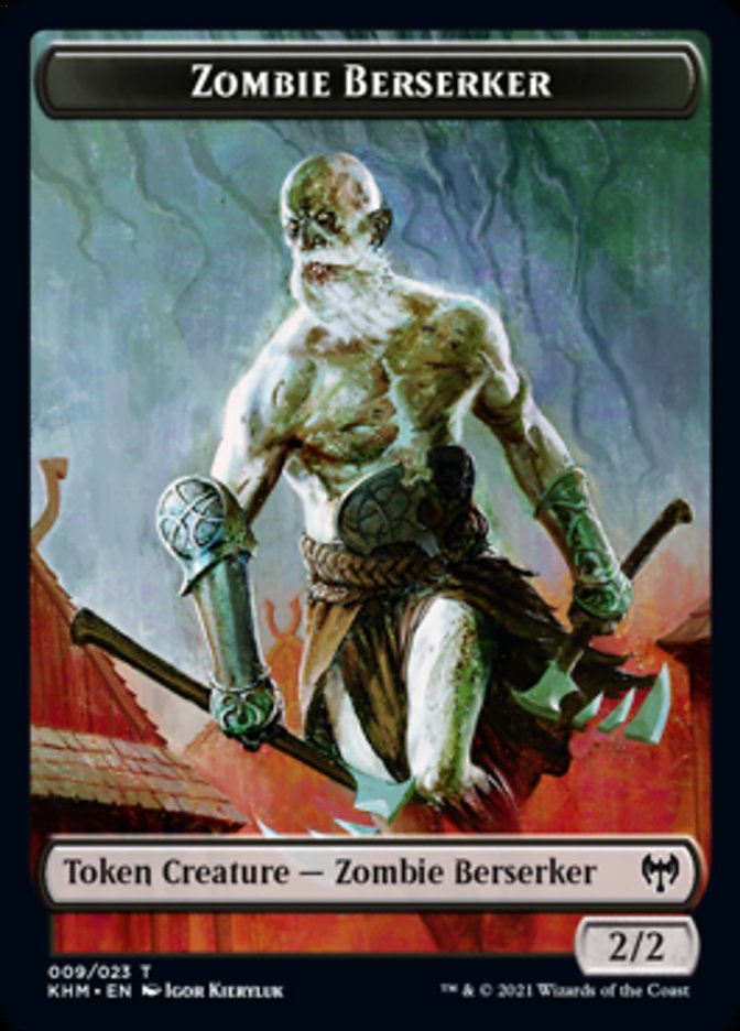 Zombie Berserker Token [Kaldheim Tokens] | The CG Realm