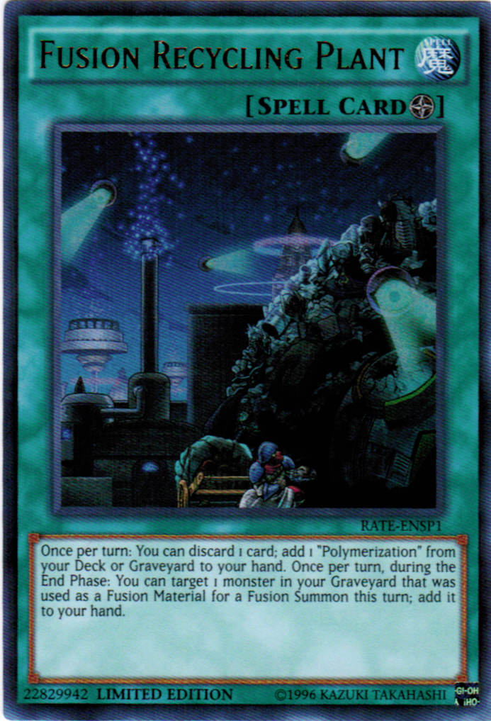 Fusion Recycling Plant (RATE-ENSP1) [RATE-ENSP1] Ultra Rare | The CG Realm