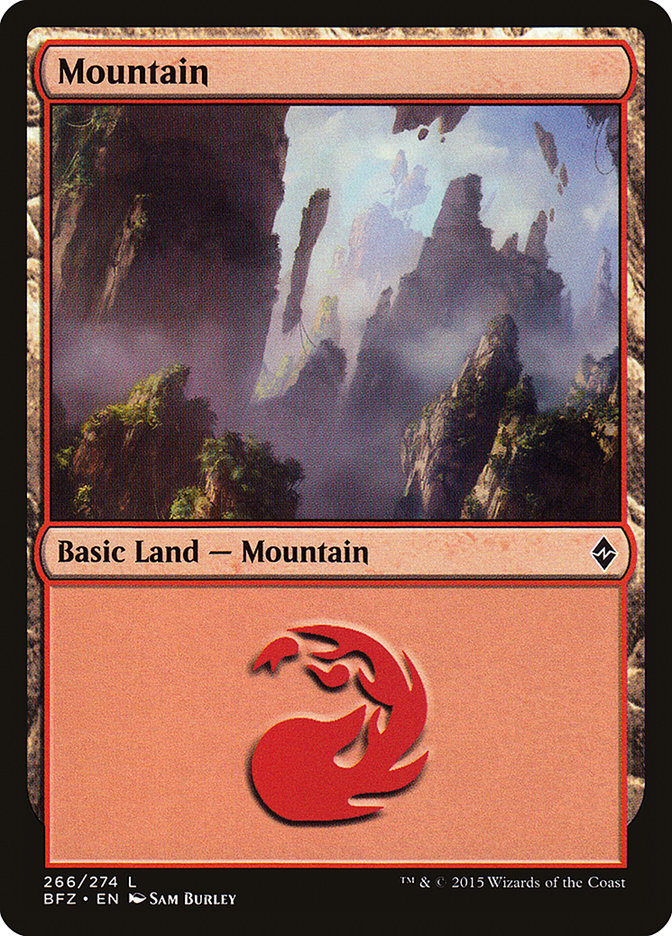 Mountain (266) [Battle for Zendikar] | The CG Realm