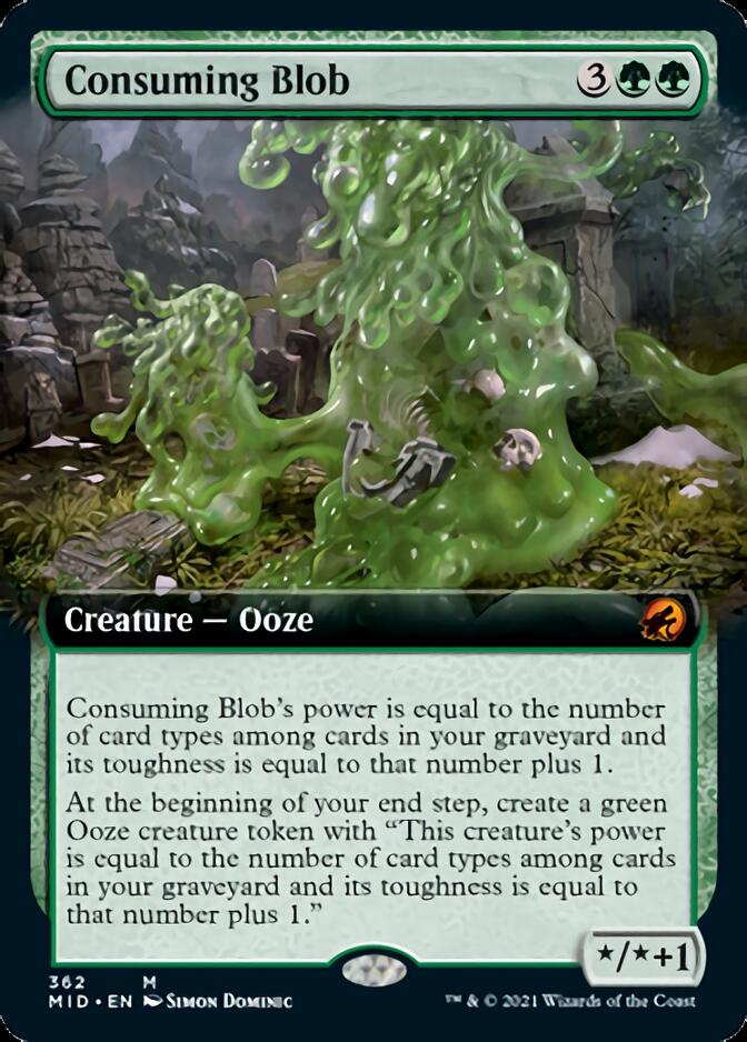 Consuming Blob (Extended Art) [Innistrad: Midnight Hunt] | The CG Realm