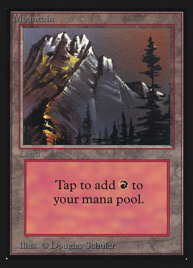 Mountain (Snow Top / Highest Point on Left) [International Collectors' Edition] | The CG Realm