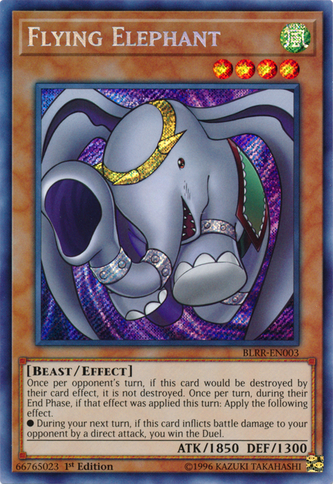 Flying Elephant [BLRR-EN003] Secret Rare | The CG Realm