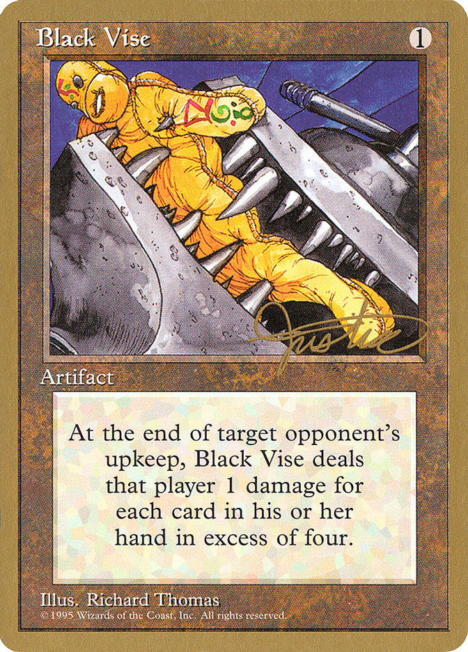 Black Vise (Mark Justice) [Pro Tour Collector Set] | The CG Realm