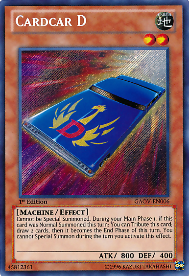 Cardcar D [GAOV-EN006] Secret Rare | The CG Realm