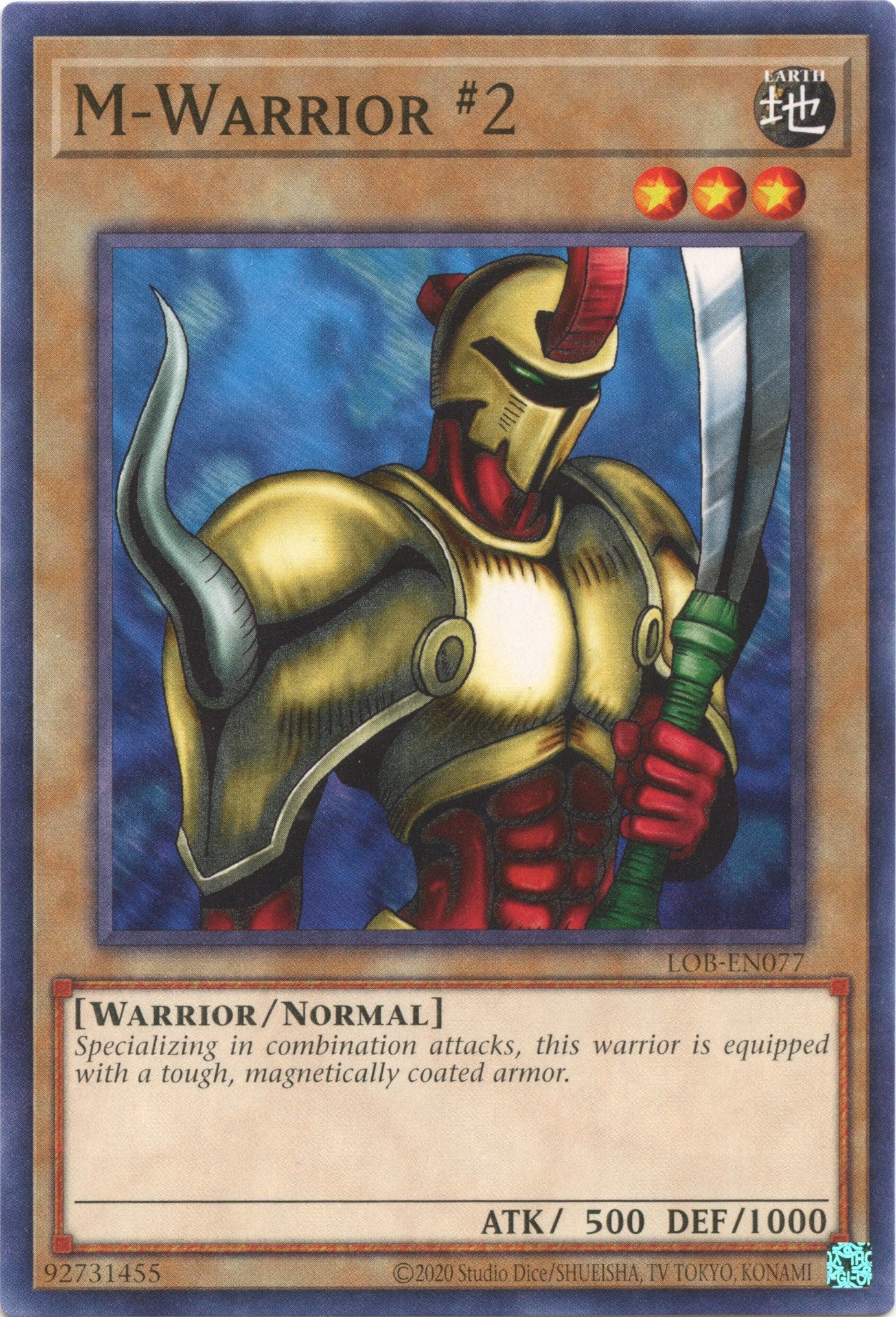 M-Warrior #2 (25th Anniversary) [LOB-EN077] Common | The CG Realm