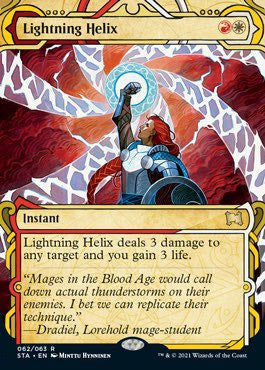 Lightning Helix (Foil Etched) [Strixhaven: School of Mages Mystical Archive] | The CG Realm