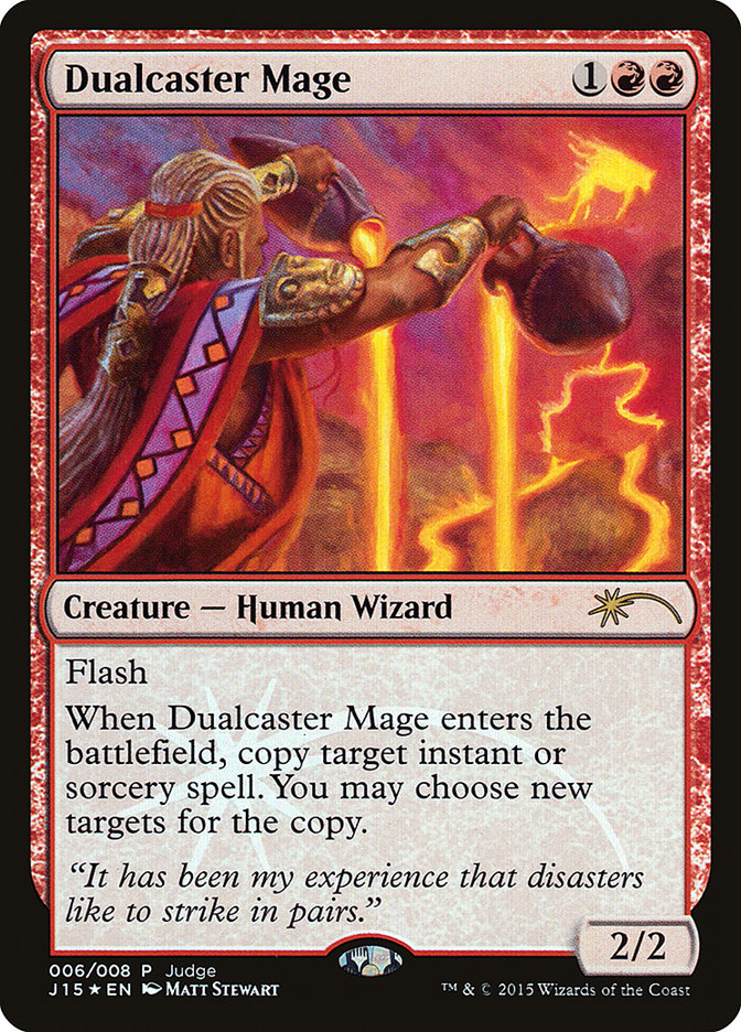 Dualcaster Mage [Judge Gift Cards 2015] | The CG Realm