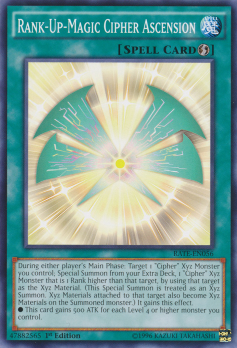 Rank-Up-Magic Cipher Ascension [RATE-EN056] Common | The CG Realm