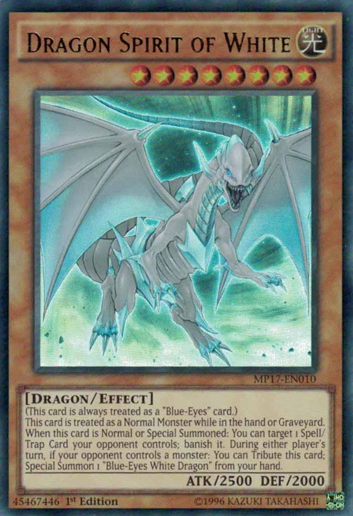 Dragon Spirit of White [MP17-EN010] Ultra Rare | The CG Realm