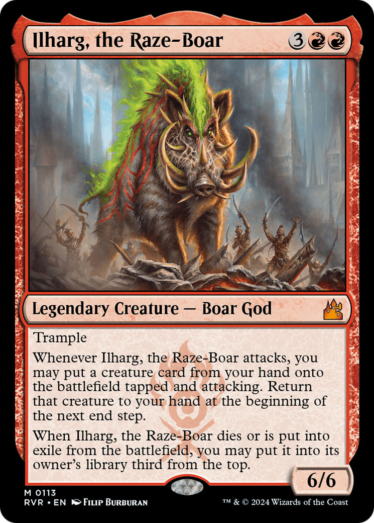 Ilharg, the Raze-Boar [Ravnica Remastered] | The CG Realm