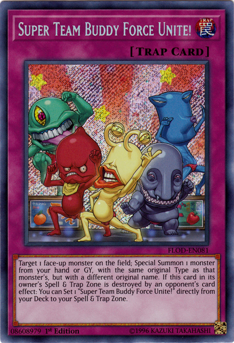 Super Team Buddy Force Unite! [FLOD-EN081] Secret Rare | The CG Realm