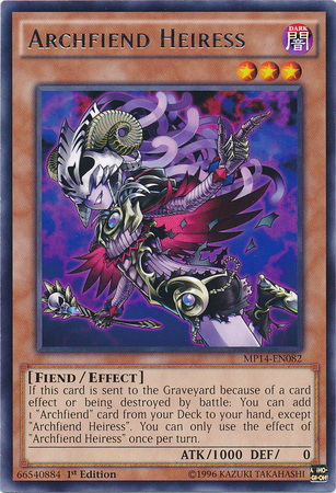 Archfiend Heiress [MP14-EN082] Rare | The CG Realm