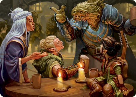 You Meet in a Tavern Art Card [Dungeons & Dragons: Adventures in the Forgotten Realms Art Series] | The CG Realm