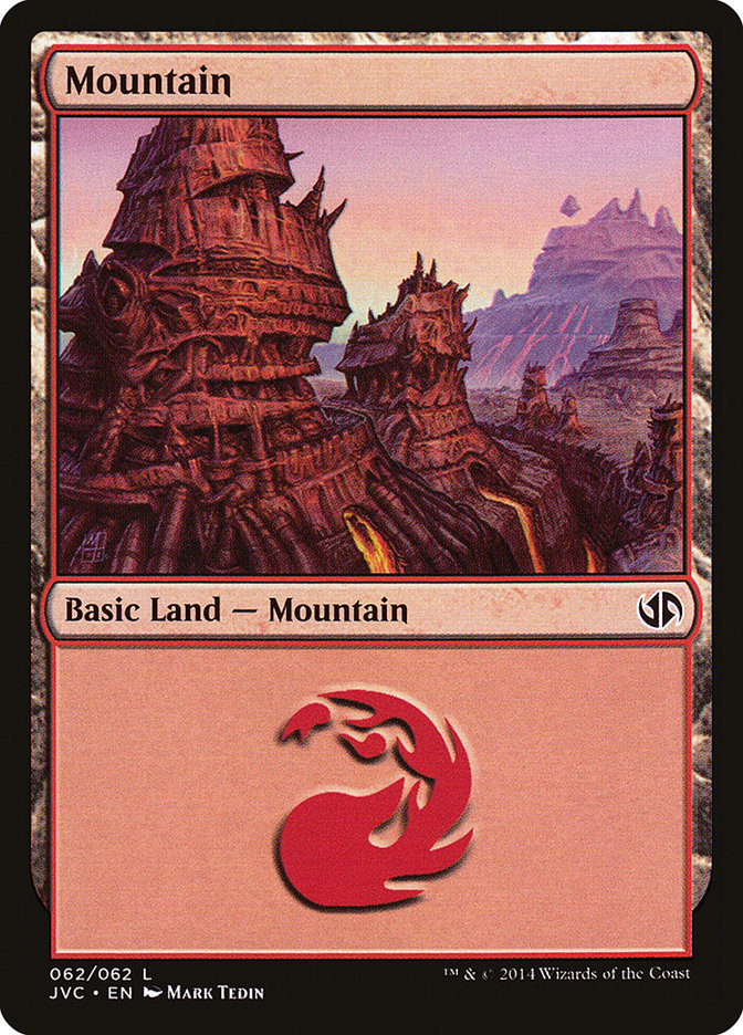 Mountain (62) [Duel Decks Anthology] | The CG Realm